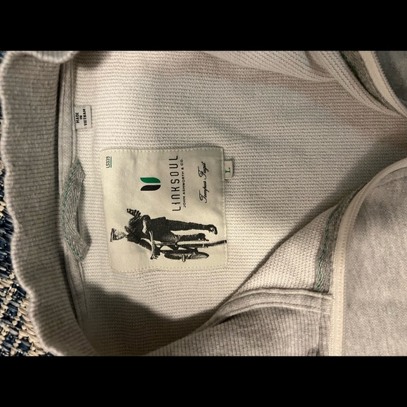 Linksoul terry zip up, size L, grey, great condition - Picture 5 of 5